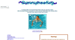 Desktop Screenshot of drownproofing.com